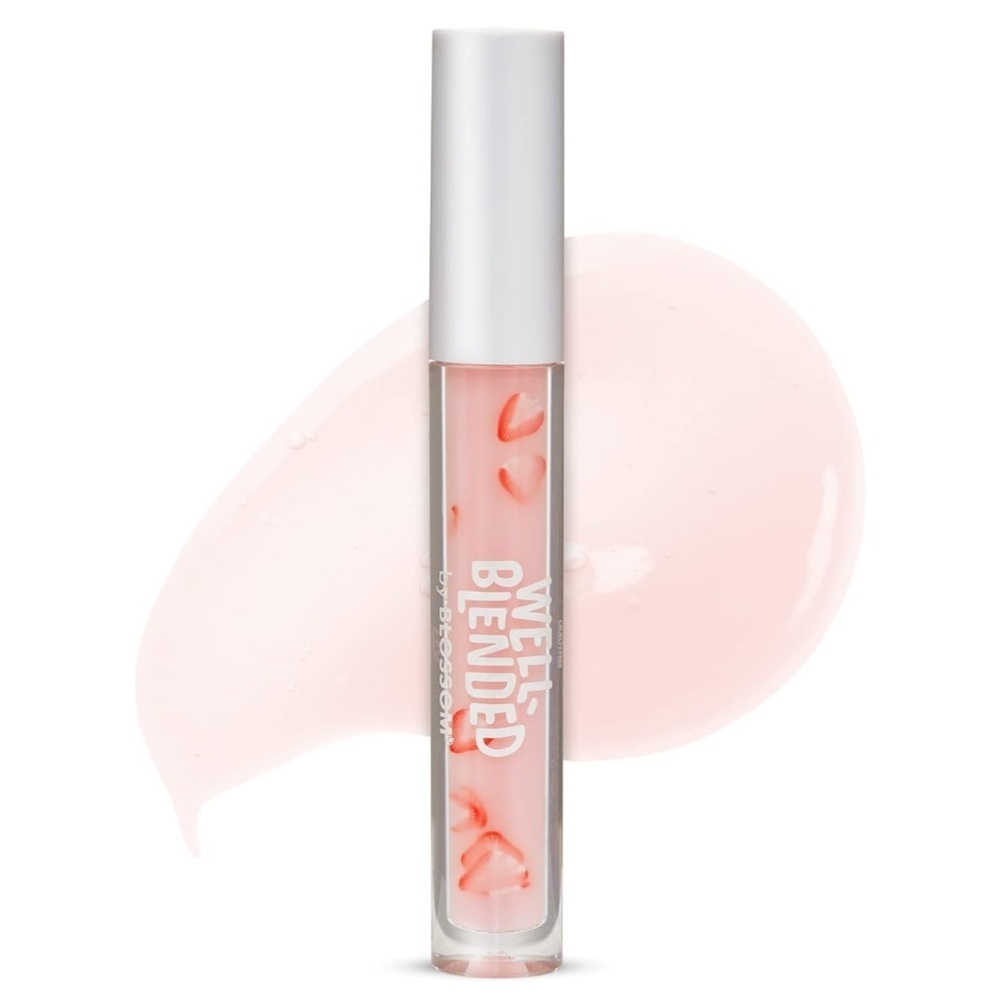 Blossom Well Blended Strawberries N Cream Hydrating Lip Gloss Smoothie Shine